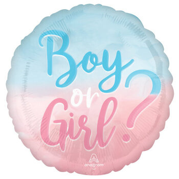 Balon foliowy 17" Hello Baby Boy or Girl