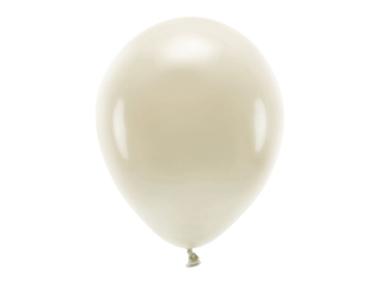 Balony Eco 30cm pastel krem alabasrtowy 10 sztuk