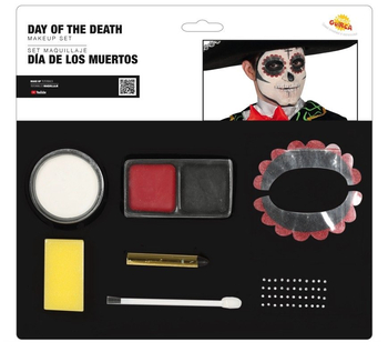 Farbki do twarzy "Day of the Dead" + naklejki