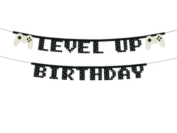 Gamepad - Baner Level UP Birthday 2,5m