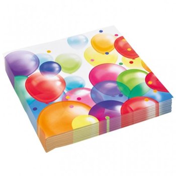 Party Balonowe - Serwetki 33cm 20 sztuk