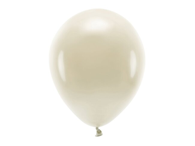 Balony Eco 30cm pastel krem alabasrtowy 10 sztuk