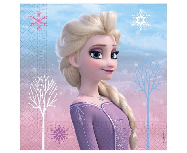 Frozen 2 - Kraina Lodu - Serwetki 33cm 20 sztuk