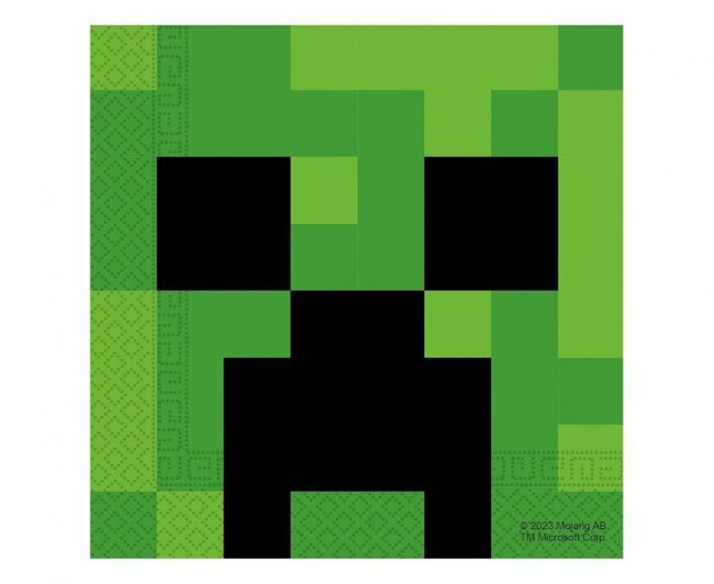 Game Minecraft - Serwetki 33cm 20 sztuk