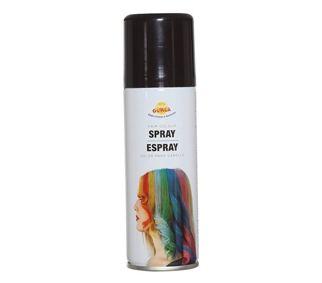 Spray Lakier do włosów 125ml  - czarny